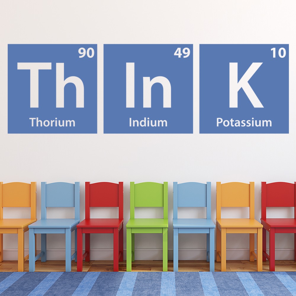 Think Science Classroom Wall Sticker | Icon Wall Stickers